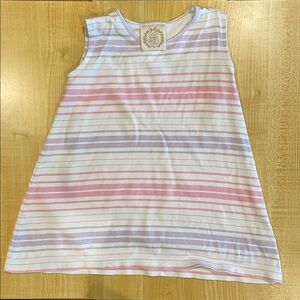 The Beaufort Bonnet Company | Sleeveless Polly Play dress 100% Pima cotton | 3T